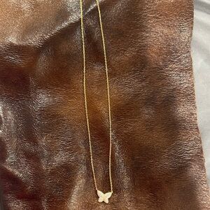 Kendra Scott Gold Butterfly Necklace